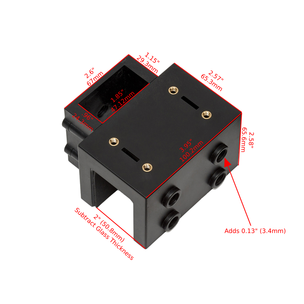 Bot Measurements Meridian BOT Mount – Golden State Corals